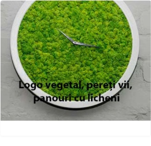 Logo Vegetal și Panou Licheni Companie